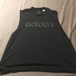 Black Adidas tank, worn once